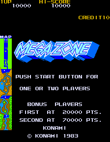 Mega Zone (Arcade) screenshot: Second screen