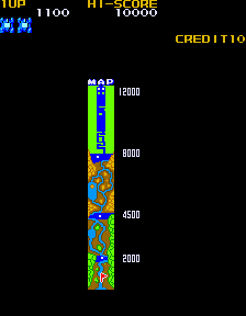 Mega Zone (Arcade) screenshot: I didn't get very far