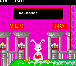 Kitten Kaboodle (Arcade) screenshot: A rabbit in a casino