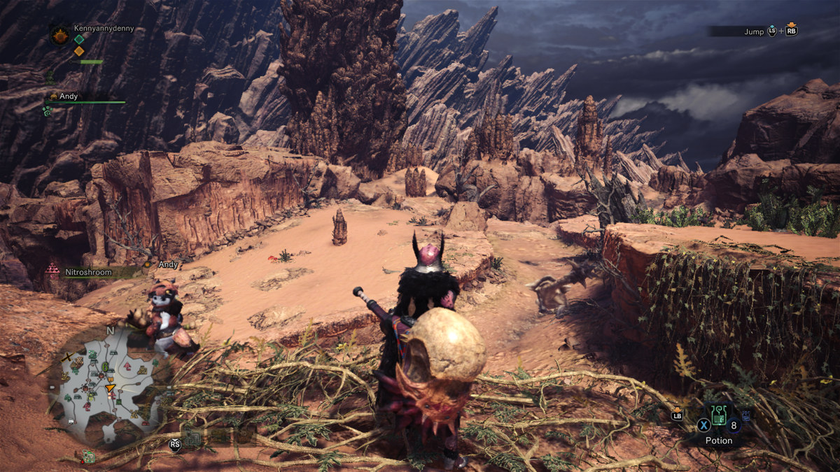 Monster Hunter: World (Xbox One) screenshot: Beautiful scenery