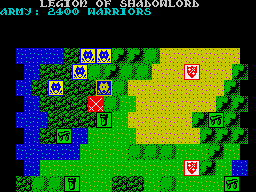 Sorcerer Lord (ZX Spectrum) screenshot: "battle"