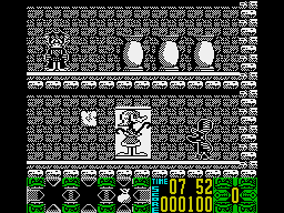 Count Duckula in No Sax Please - We're Egyptian (ZX Spectrum) screenshot: Dead end