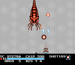 The Guardian Legend (NES) screenshot: More seafood!