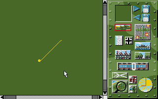 Campaign (Atari ST) screenshot: A very simple map