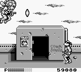 Teenage Mutant Ninja Turtles II: Back from the Sewers (Game Boy) screenshot: Baxter Stockman