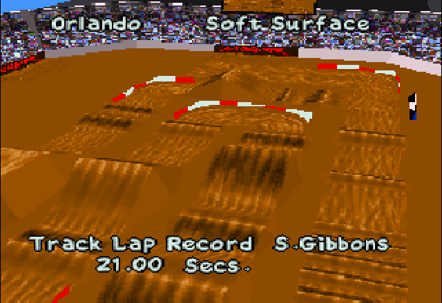 Supercross 3D (Jaguar) screenshot: Overview of the Orlando track