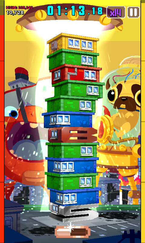 Super Monsters Ate My Condo! (Android) screenshot: Yellow power