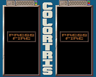 Colortris (Amiga) screenshot: Ready to go