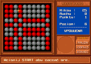 Magic Balls (Amiga) screenshot: Level 6