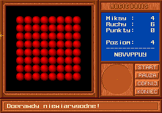 Magic Balls (Amiga) screenshot: Completed