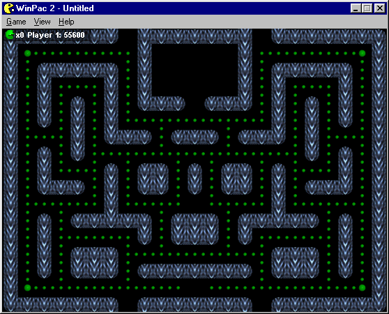 WinPac 2 (Windows) screenshot: The start of level 2