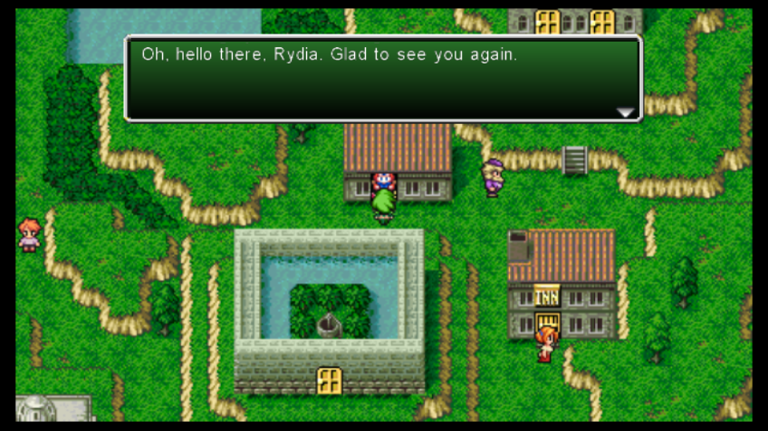 Final Fantasy IV: The After Years - Rydia's Tale (Wii) screenshot: Visiting Agart