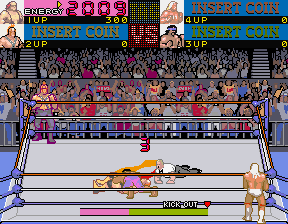 The Main Event (Arcade) screenshot: This is not looking good