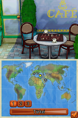 Backgammon (Nintendo DS) screenshot: First location