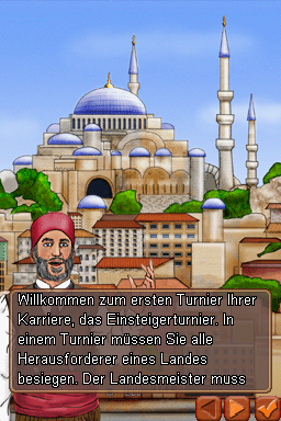 Backgammon (Nintendo DS) screenshot: HerausForderer