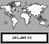 Skate or Die: Tour de Thrash (Game Boy) screenshot: We found Atlantis!