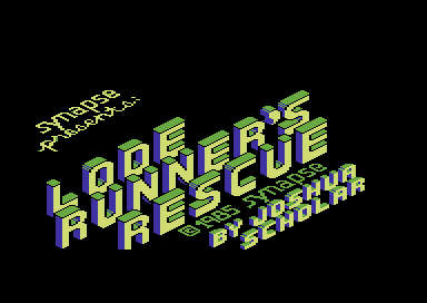 Lode Runner's Rescue (Commodore 64) screenshot: Title screen