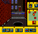 Déjà Vu I & II: The Casebooks of Ace Harding (Game Boy Color) screenshot: Déjà Vu I: Alleyway.