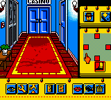 Déjà Vu I & II: The Casebooks of Ace Harding (Game Boy Color) screenshot: Déjà Vu II: Hotel hallway.