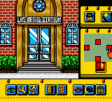 Déjà Vu I & II: The Casebooks of Ace Harding (Game Boy Color) screenshot: Déjà Vu II: Train station.