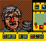 Déjà Vu I & II: The Casebooks of Ace Harding (Game Boy Color) screenshot: Déjà Vu I: A bum.