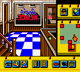 Déjà Vu I & II: The Casebooks of Ace Harding (Game Boy Color) screenshot: Déjà Vu I: Inside Joe's Place.