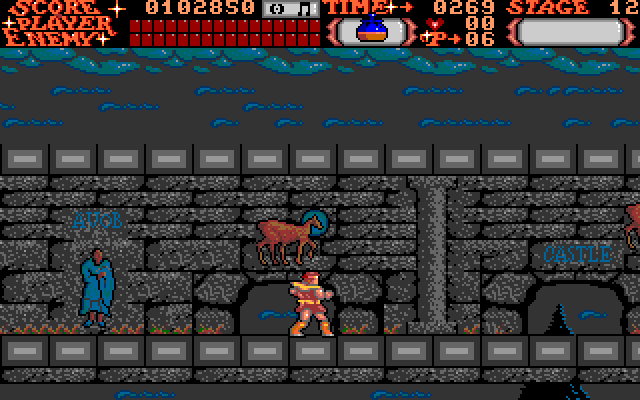 Castlevania (Amiga) screenshot: Stage 12