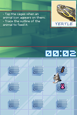 Animal Planet: Emergency Vets (Nintendo DS) screenshot: Who do you want to feed?