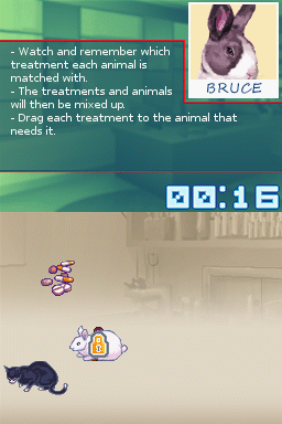 Animal Planet: Emergency Vets (Nintendo DS) screenshot: Matching the medicine and the animal