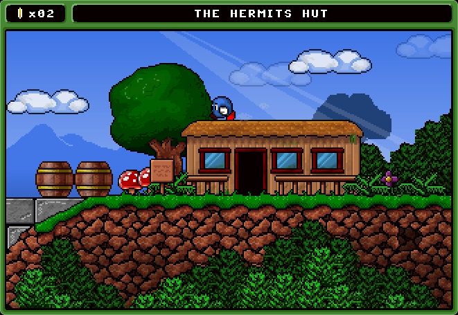 Spuds Quest (Windows) screenshot: Local humans tend to live closer to the ground level.