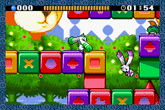 Digimon: Battle Spirit (Game Boy Advance) screenshot: Duel match