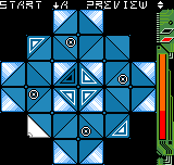 Delta Warp (Neo Geo Pocket Color) screenshot: Warp points are found on multi-floor levels.