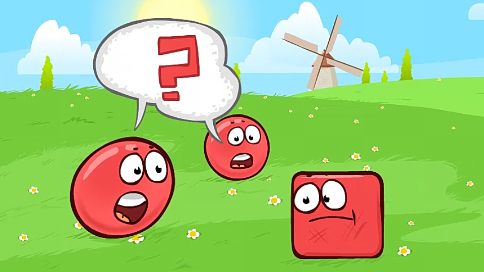 Red Ball 4 (Android) screenshot: First cutscenes