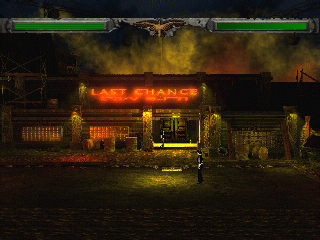 The Crow: City of Angels (PlayStation) screenshot: Game starts