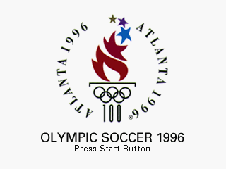 Olympic Soccer (SEGA Saturn) screenshot: Title screen