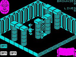 Sweevo's World (ZX Spectrum) screenshot: Enemy