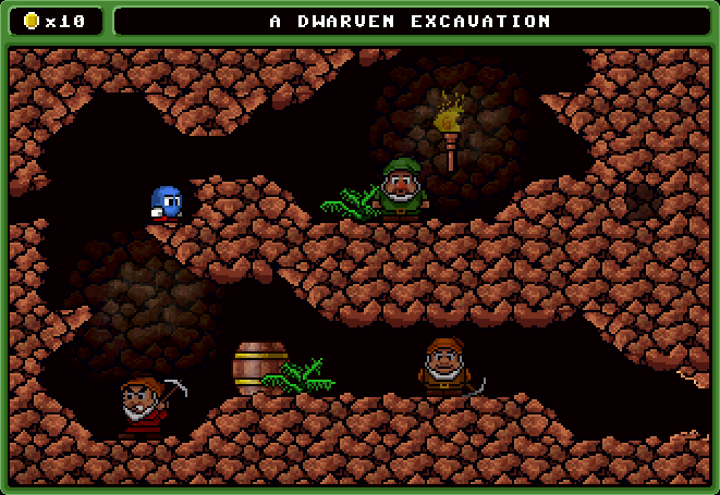 Spuds Quest (Windows) screenshot: The mine