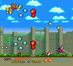 Magical Chase (TurboGrafx-16) screenshot: Blobs