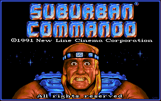 Suburban Commando (Amiga) screenshot: Loading screen.