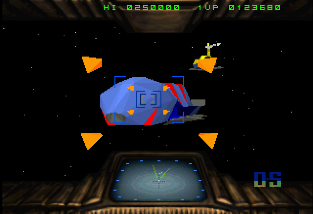 Zero 5 (Jaguar) screenshot: The carrier brought a more tougher version of the enemies introduced in the mission.