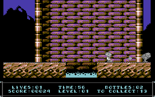 Shaman (Commodore 64) screenshot: Shoot