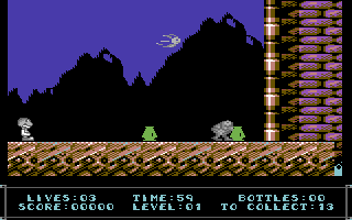 Shaman (Commodore 64) screenshot: Start up