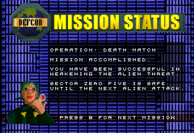 Zero 5 (Jaguar) screenshot: Mission 6 completed