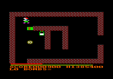 Survivor (Amstrad CPC) screenshot: Starting out