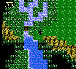 Ultima IV: Quest of the Avatar (NES) screenshot: River & bridge