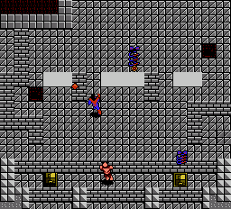 The Uncanny X-Men (NES) screenshot: CPU player is .... useless