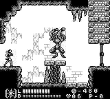 Castlevania Legends (Game Boy) screenshot: Stage 5 midboss