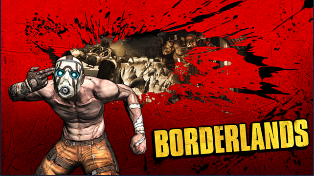 Borderlands: Game of the Year Edition (Windows) screenshot: The splash screen on desktop when the game is loading (not full screen, just a centered picture).