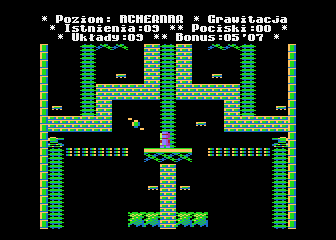 MicroMan (Atari 8-bit) screenshot: Level 11 ACHERNAR