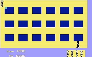 Kazik i Mumia (Commodore 16, Plus/4) screenshot: Start up